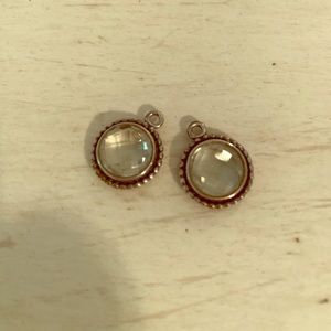 Pandora Brilliant Elegance green stone earrings